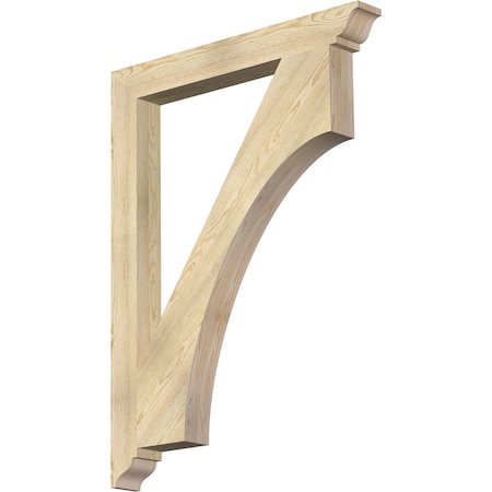 Ekena Millwork Westlake Traditional Rough Sawn Bracket, Douglas Fir, 4"W x 36"D x 48"H BKT04X36X48WTL01RDF